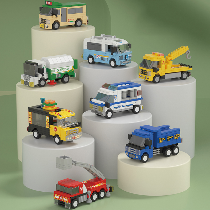 Interior Design Lego - 8 Puzzle Toys, Building Blocks, Sliding