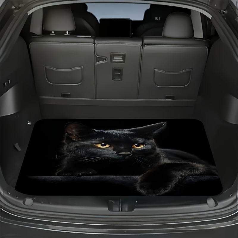 Interior Design Elements - 1pc Car Trunk Mat, 2D Graphic