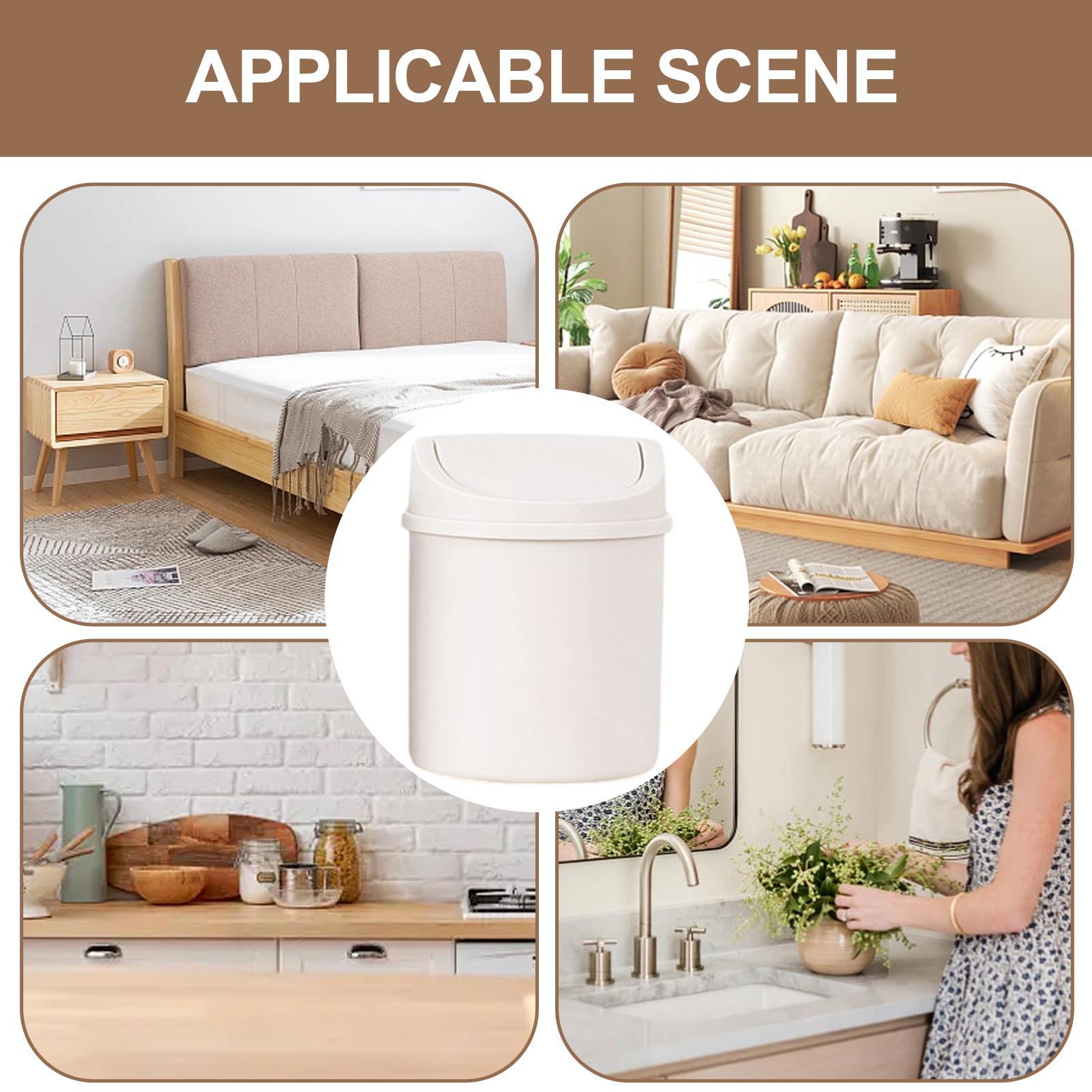 Interior Design Your Home - Mini Desk Trash Can Wastebasket Garbage