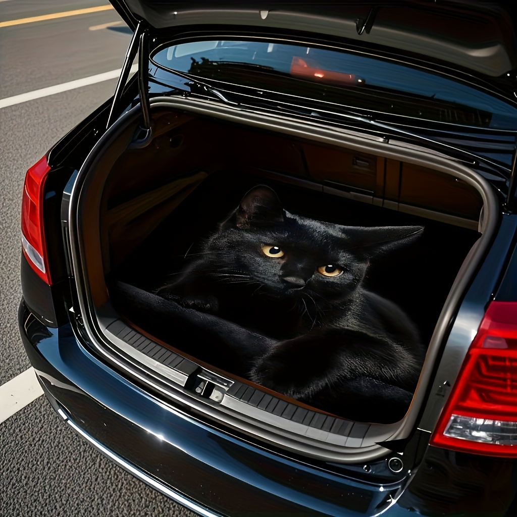 1pc Car Trunk Mat, 2D Graphic  - đánh giá và giá Interior Design Elements
