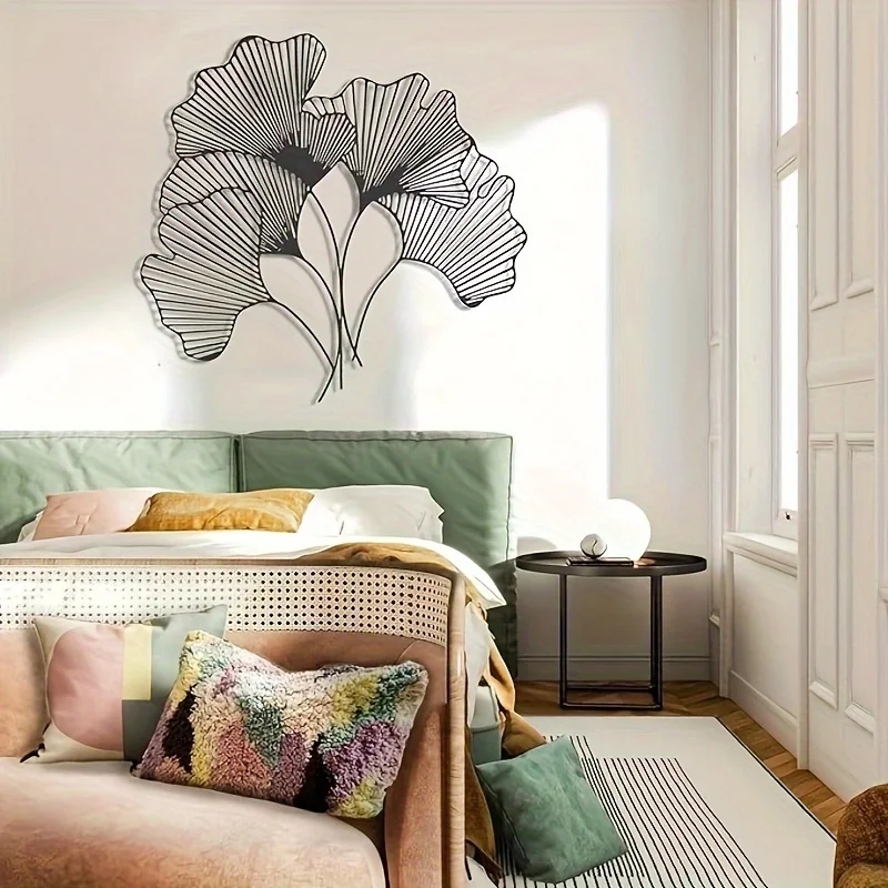 Ginkgo Leaf Wall Decoration Me - đánh giá và giá Interior Design Of Cafe