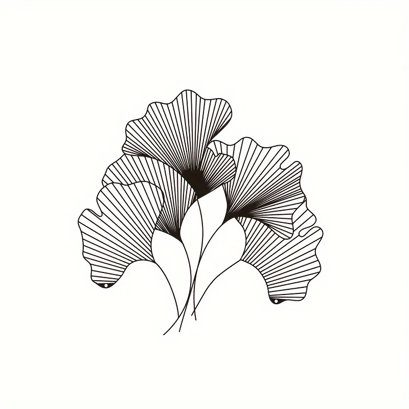Ginkgo Leaf Wall Decoration Me - đánh giá và giá Interior Design Of Cafe