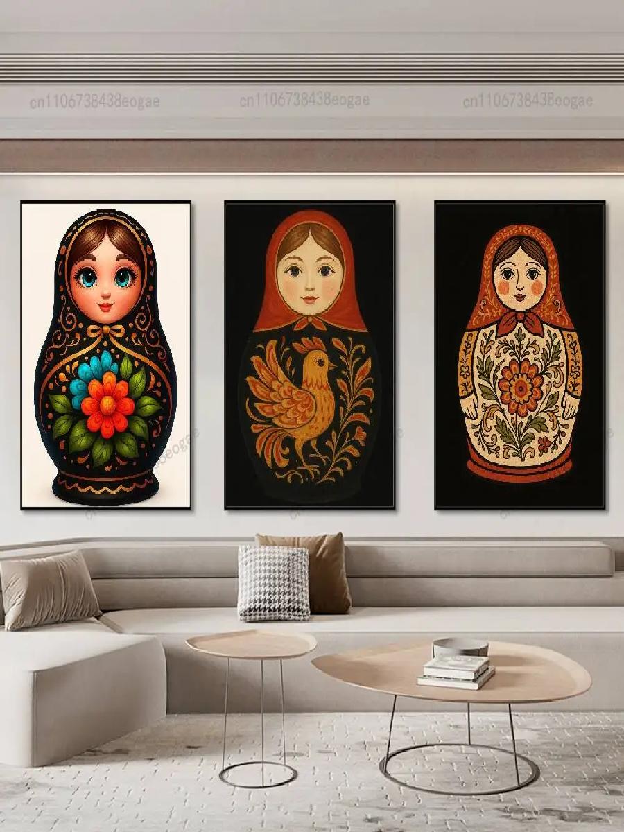 Dolls Matryoshka Russian Art P - đánh giá và giá Interior Design Of Cafe