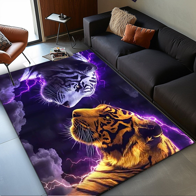Tiger faces rug with electric  - đánh giá và giá Interior Design Your Home