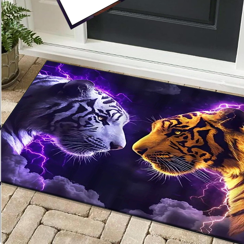 Tiger faces rug with electric  - đánh giá và giá Interior Design Your Home