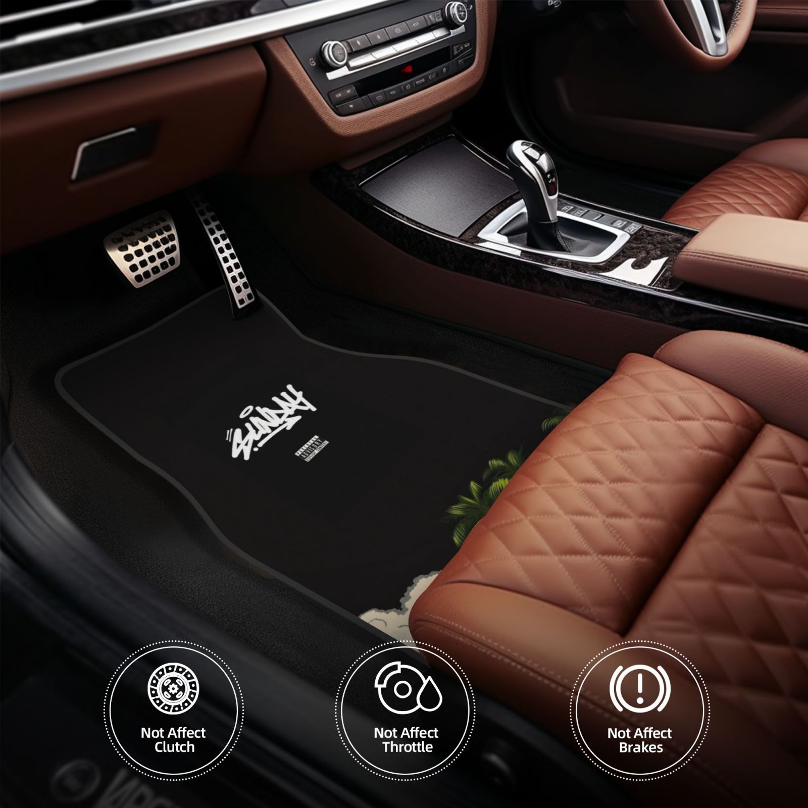 4pcs Fashionable Car Mats, Ele - đánh giá và giá Interior Design Elements