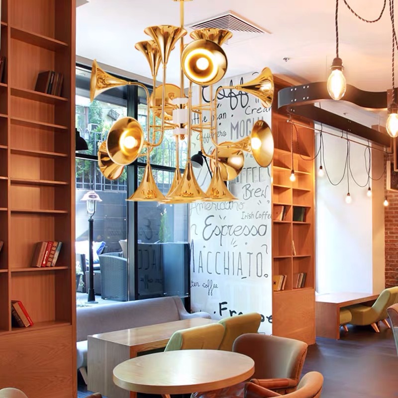 Nordic Trumpet Pendant Lamp fo - đánh giá và giá Interior Design Hall