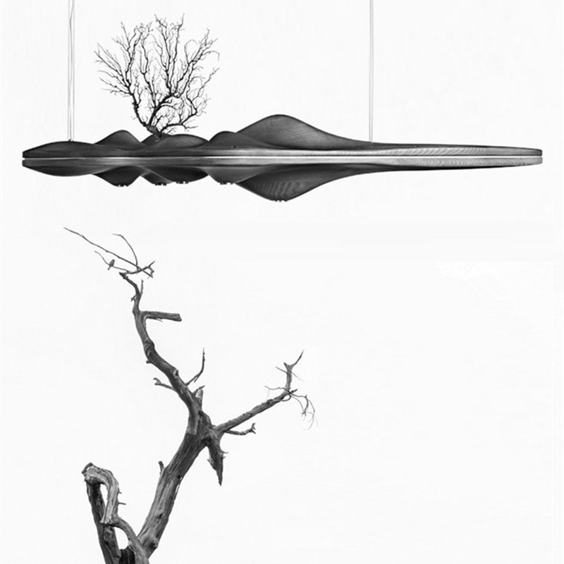 Wabi Sabi Wood Sculptural Moun - đánh giá và giá Interior Design Hall