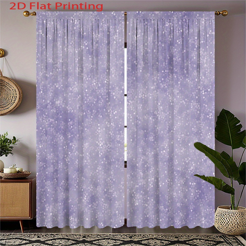 Purple Sparkle Curtains Window - đánh giá và giá Interior Design Of Cafe