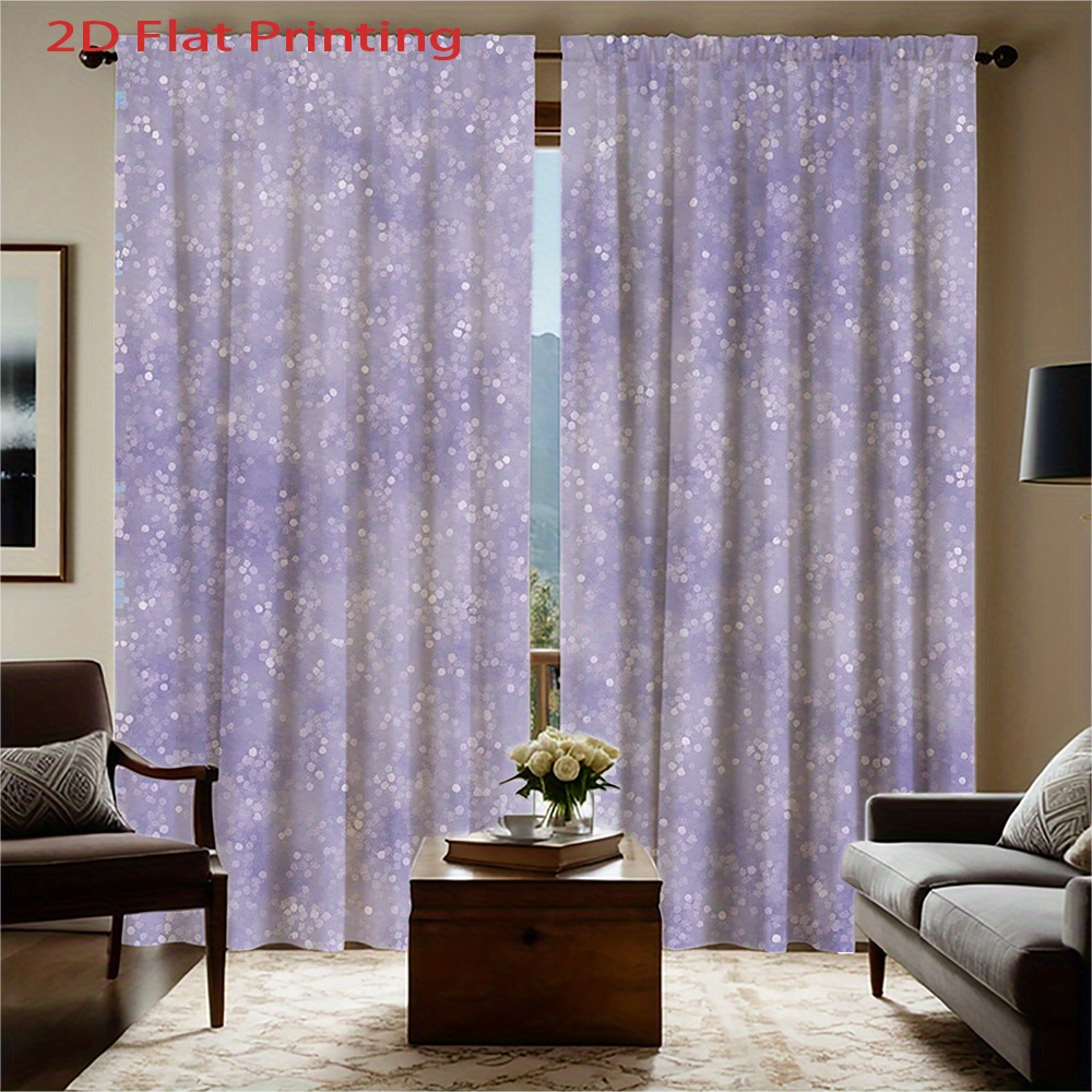 Purple Sparkle Curtains Window - đánh giá và giá Interior Design Of Cafe