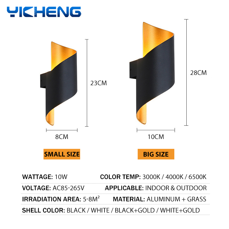 Spiral Design LED Wall Lamp 10 - đánh giá và giá Interior Design Elements